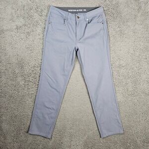 Western Rise AT Pant Mens 30 Blue Gray SS19-WR-MPP-A Tech Travel Chino